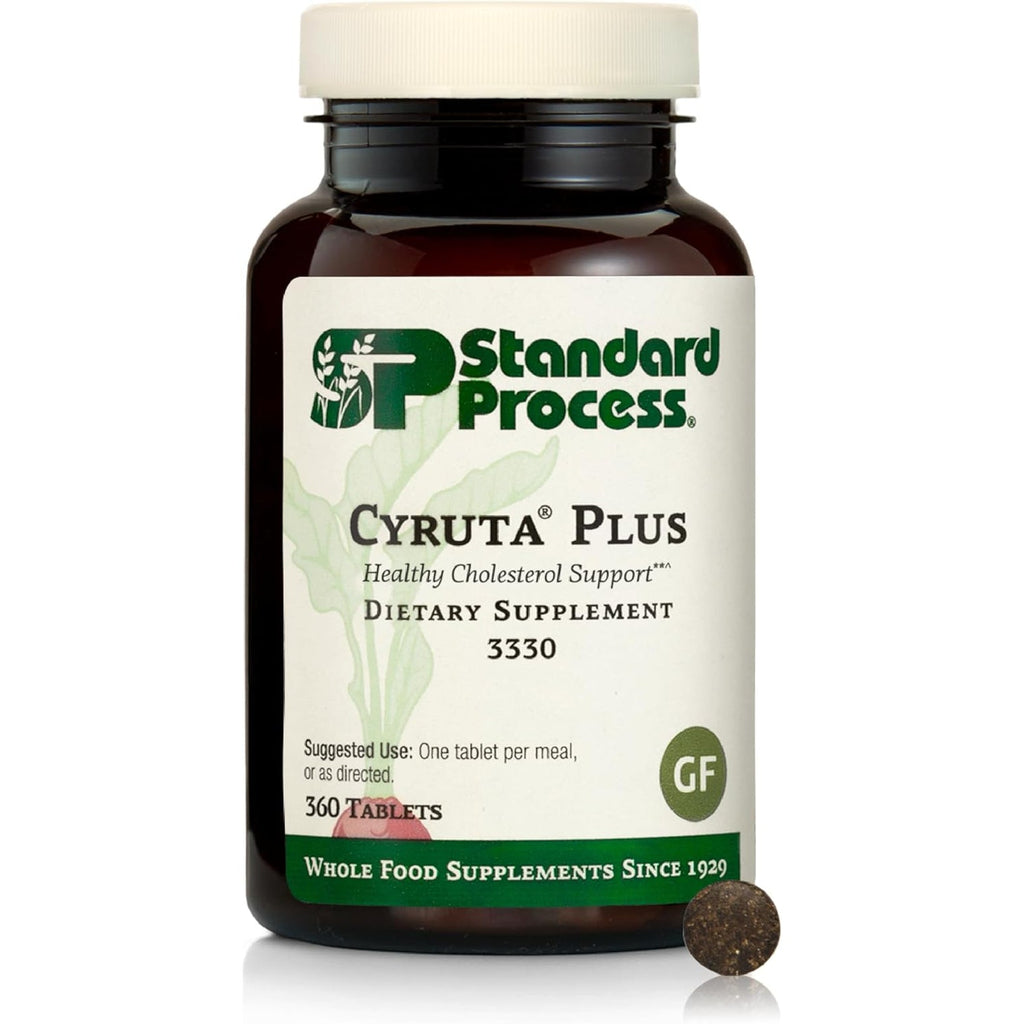 Standard Process Cyruta plus - Capillary & Circulation Support - Aids Healthy Peripheral Circulation - Gluten-Free, Non-Dairy & Non-Soy - 360 Tablets