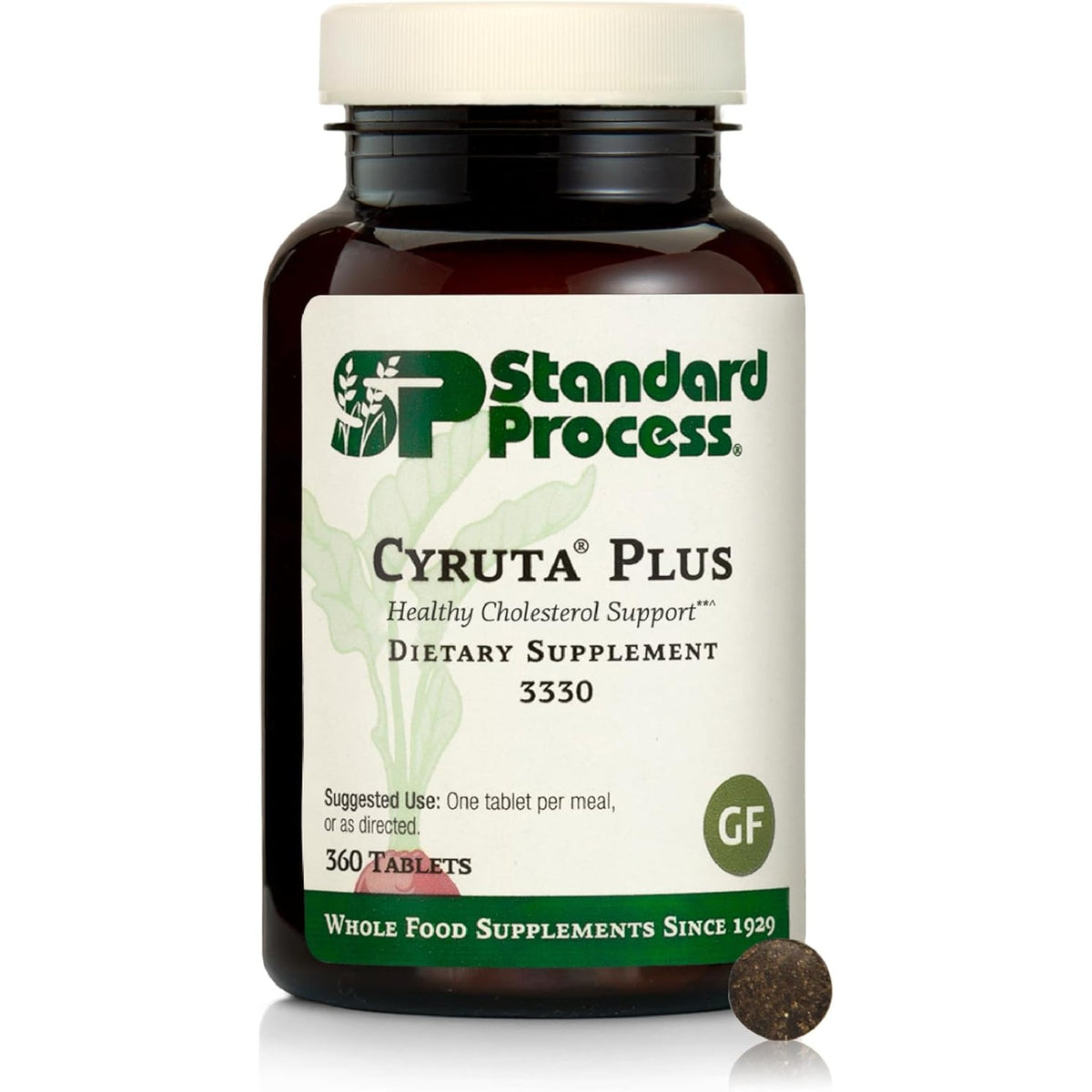 Standard Process Cyruta plus - Capillary & Circulation Support - Aids Healthy Peripheral Circulation - Gluten-Free, Non-Dairy & Non-Soy - 360 Tablets
