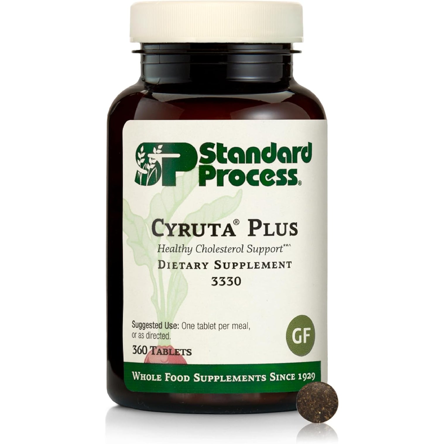 Standard Process Cyruta plus - Capillary & Circulation Support - Aids Healthy Peripheral Circulation - Gluten-Free, Non-Dairy & Non-Soy - 360 Tablets