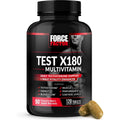 Force Factor Test X180 Multivitamin, Testosterone Support Multivitamin for Men with 50+ Nutritional Ingredients & 13 Essential Vitamins to Help Support Muscle, Strength, Energy & Vitality, 120 Tablets