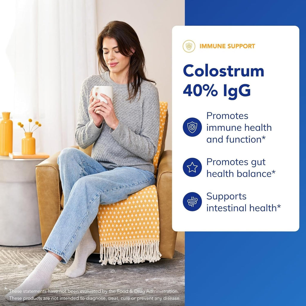 Pure Encapsulations Colostrum | 40% Igg Highly Concentrated Immune Support | 90 Capsules