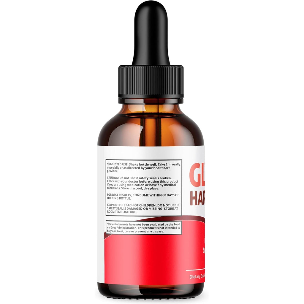 Glyco Harmony Drops, Official Glyco Harmony Liquid Supplement with All Natural Ingredients, Glycoharmony Blood Support Maximum Strength Health and Wellness Vitamin Supplement (1 Bottle, 30 Servings)