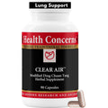 Health Concerns Clear Air - Cough & Phlegm Support Supplement - Marshmallow, Apricot, Bitter Orange, Garlic, Skullcap & More - Increases Oxygen Capacity & Reduces Mucus - 90 Capsules
