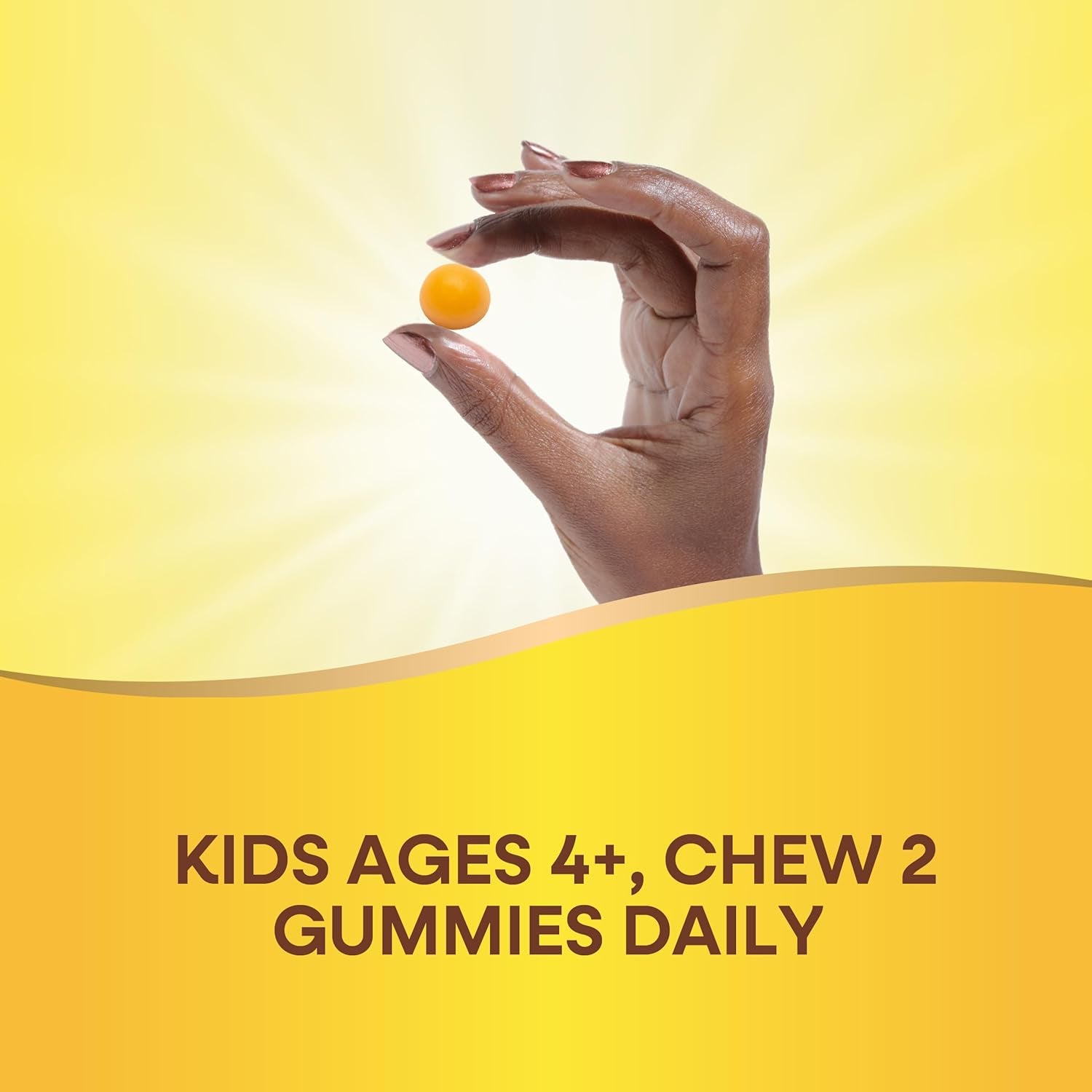 Nature'S Way Kids Brain Supplement Gummies, Supports Healthy Brain Function*, Lemonade Flavored, 60 Gummies