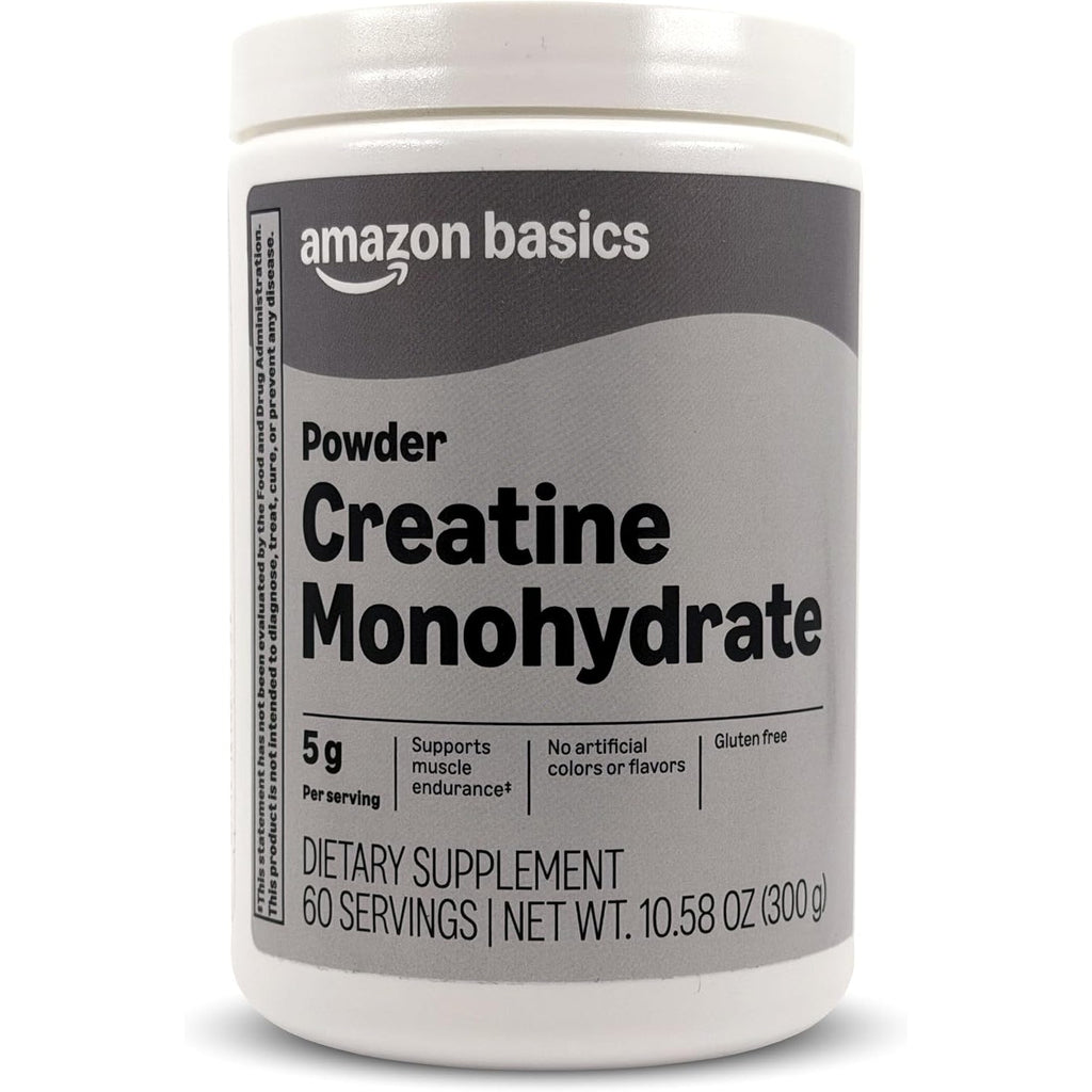 Amazon Basics Creatine Monohydrate Powder, 10.58 Oz, 60 Servings