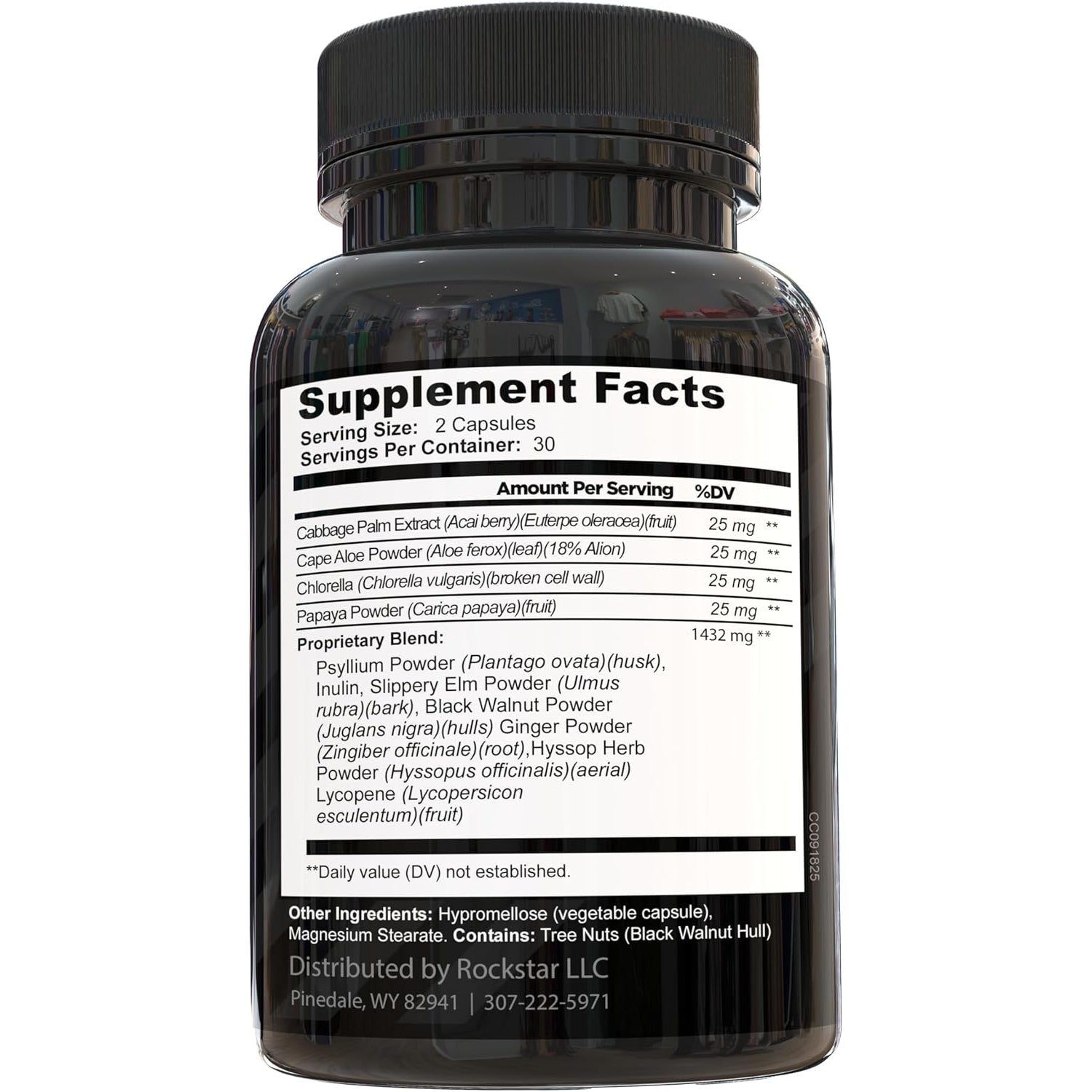 Rockstar Abs Dietary Supplement - Thermogenic Ab Fat Burner, Hyper Metabolizer - Belly Fat & 6 Pack Support, Weight Loss, GLP-1 & Metabolism Booster Pills for Men & Women – Targeted Abdominal Fat Loss