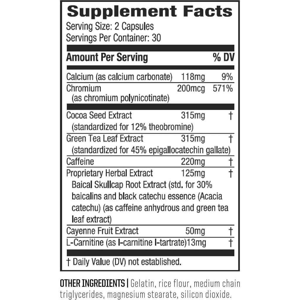 Twinlab Ripped Fuel Extreme - Energy Supplement to Support Weight Management & Muscle Health - 60 Capsules