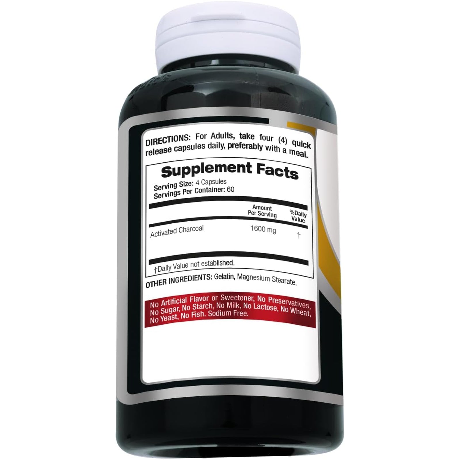 FITO MEDIC'S Lab | Activated Charcoal | 240 Caps | Activated Charcoal Pills