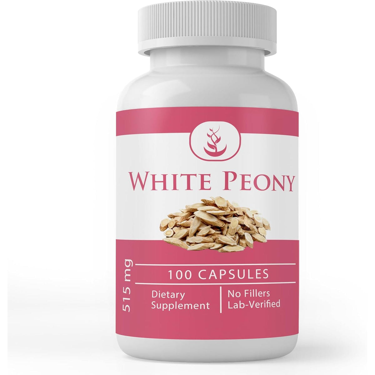 PURE ORIGINAL INGREDIENTS White Peony, (100 Capsules) Always Pure, No Additives or Fillers, Lab Verified