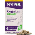 Natrol Cognium Memory, Brain Health Supplements for Adults, Brain Memory Supplements, Enhances Mental Agility in Healthy Adults, 60 Tablets, up to a 30 Day Supply