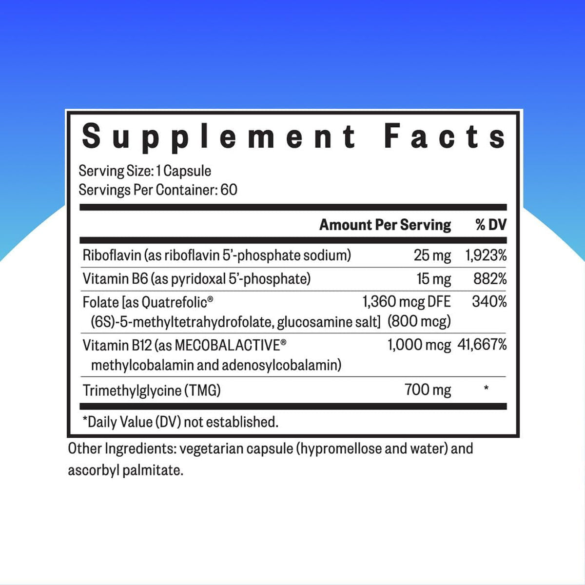 Seeking Health Homocysteine Nutrients - Supplement Formula with L-Methylfolate & Vitamin B12, B6 & B2 - Supports Healthy Cognition & Brain Function - Aids Homocysteine Metabolism - 60 Capsules