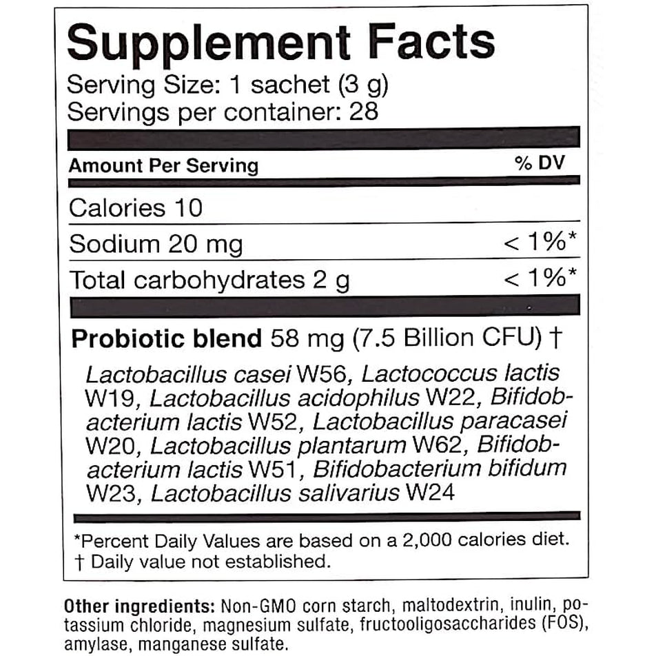 Omni Biotic Stress Release - Clinically Tested Probiotic for Stress Management & Gut-Brain Axis Support - Stress Probiotic and Mood Probiotic - Vegan, Non-Gmo (28 Daily Packets)