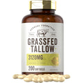 Carlyle Grass Fed Beef Tallow 3120Mg | 200 Softgel Capsules | Pasture Raised Bovine Supplement | Non-Gmo, Gluten Free | by Herbage Farmstead
