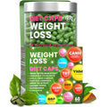 BIOTEQUELAB Weight Loss Diet Capsules, Natural Appetite Suppressant, Day & Night Fat Burner for Women & Men with Apple Cider, Green Coffee Bean Extract, Metabolism Booster Supplement - 60 Pills