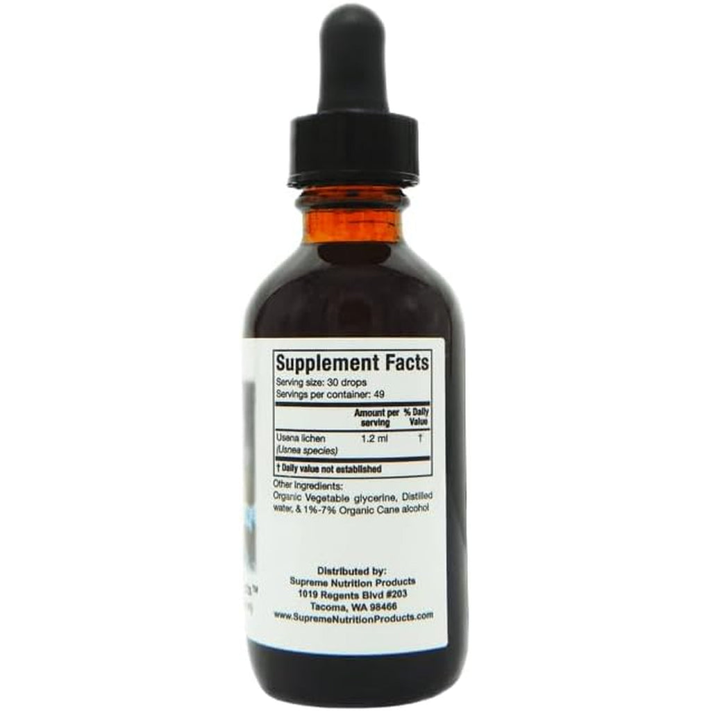 Supreme Nutrition Usnea Tincture, 2 Fl Oz | 59 Servings
