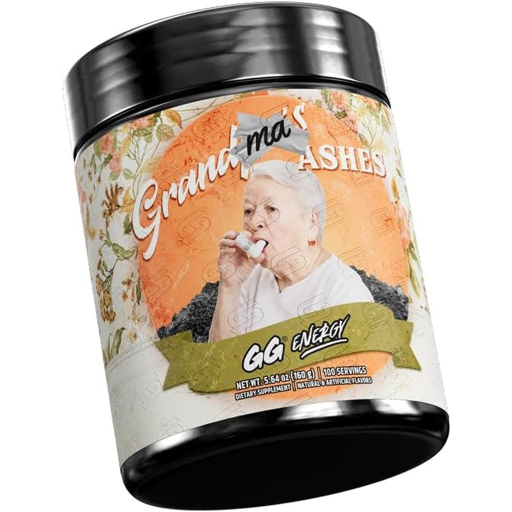 Gamer Supps GG Energy - Grandma'S Ashes by Goons (100 Servings) - Keto Friendly Gaming Energy and Nootropic Blend, Sugar Free + Caffeine + Vitamins + Immune Support, Powder Drink