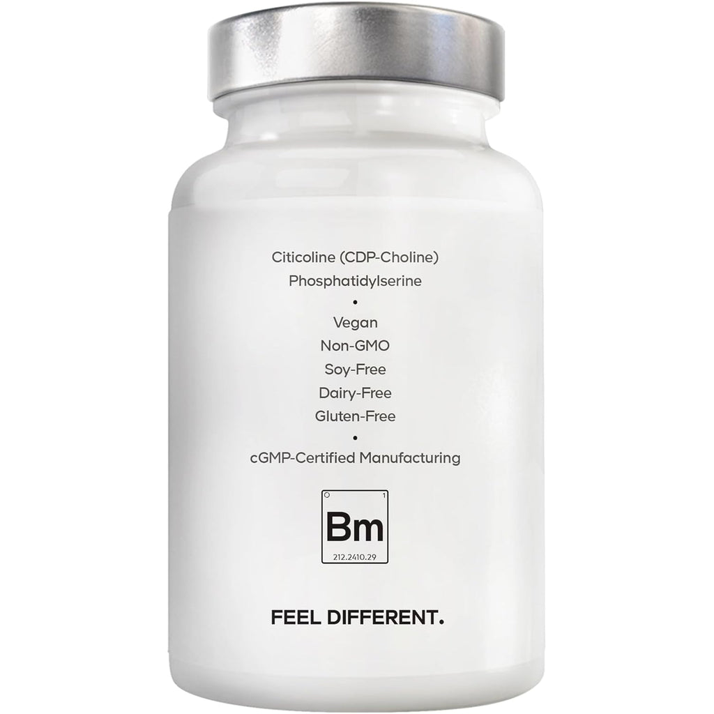 Amen Brain Memory Supplement- Bacopa, Lion’S Mane, Alpha-Gpc, Citicoline, Phosphatidylserine, Rhodiola, Ginkgo, Bioperine, Huperzine a - NSF Certified Cognition & Mind Vitamins, Non-Gmo - 60 Capsules