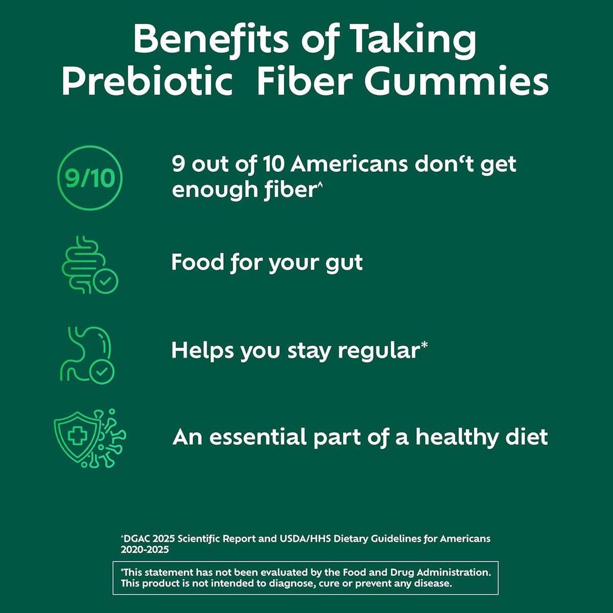 Benefiber Prebiotic GLP-1 Friendly Fiber Supplement Gummies for Digestive Health, Assorted Fruit Flavor - 81 Count