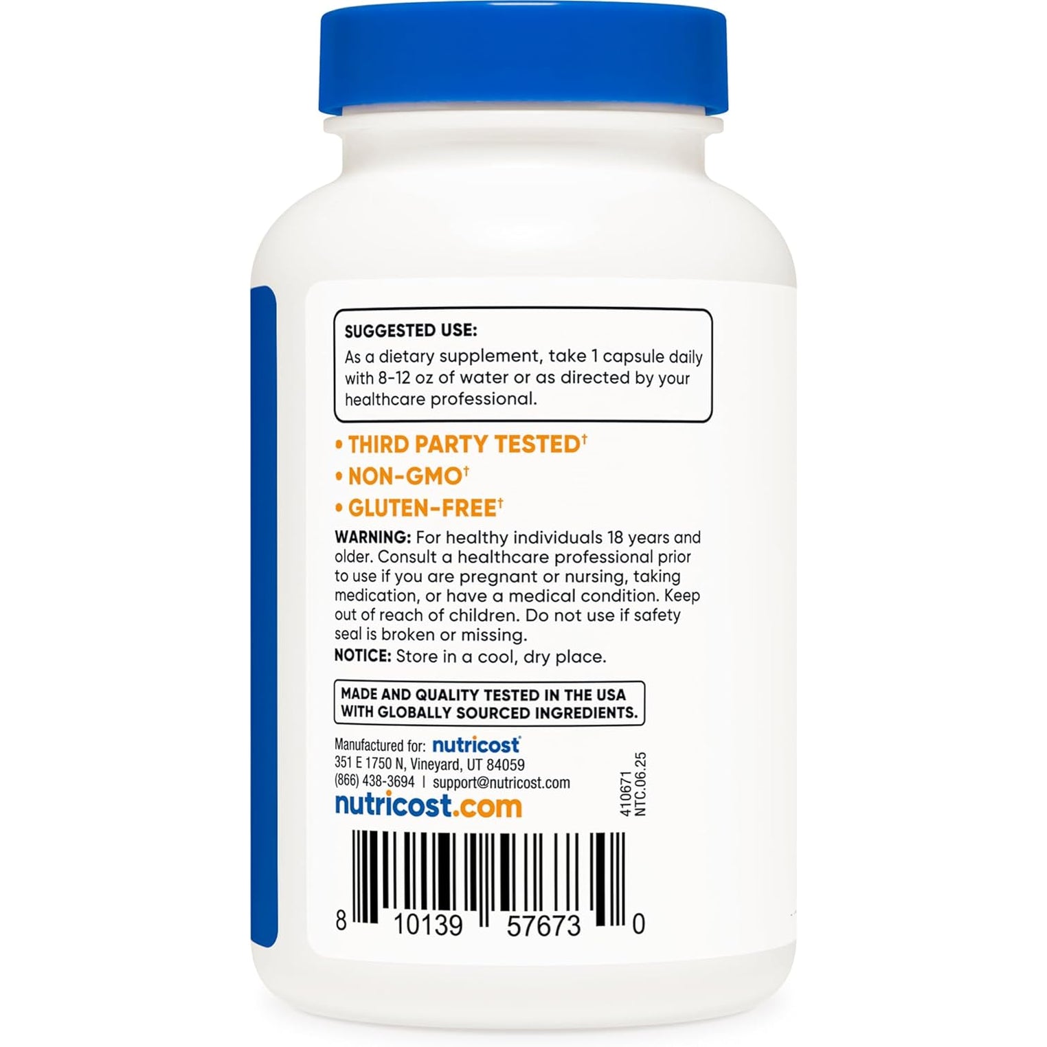 Nutricost He Shou Wu Root Supplement 240 Capsules for 240 Servings per Bottle - Fo-Ti Root Extract, Vegan, Gmo-Free, Gluten-Free