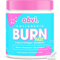 Obvi Multi Collagen Burn Fast | Hydrolyzed Collagen Peptides Types I, II, III, V, X | Keto & Gluten Free | 30 Servings