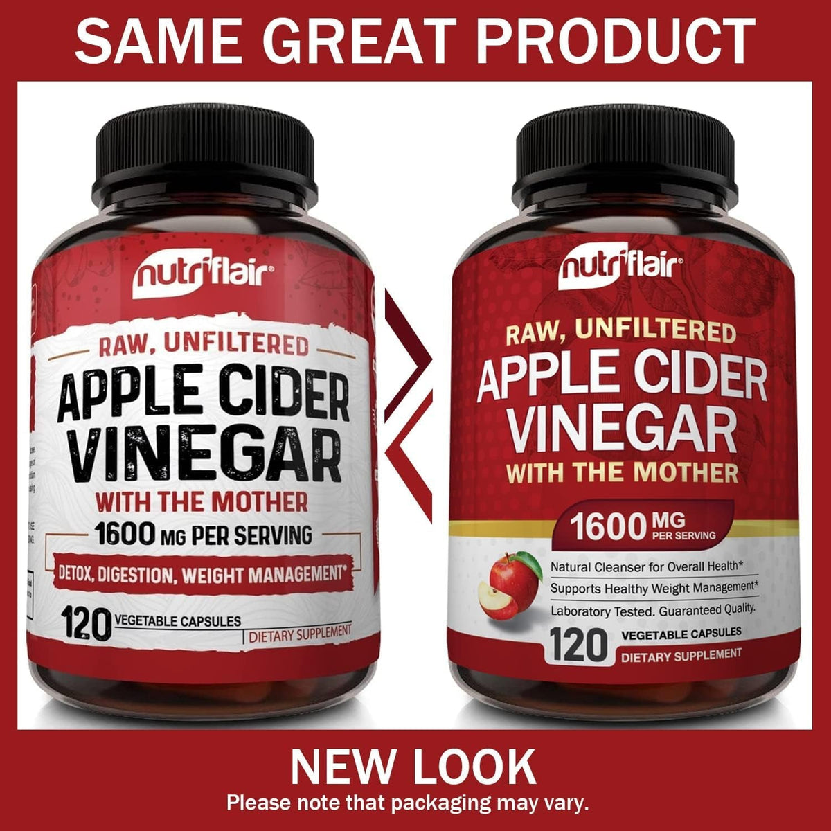 Apple Cider Vinegar Capsules with the Mother - 120 Vegan ACV Pills - Best Supplement for Healthy Weight Loss, Diet, Keto, Digestion, Detox, Immune - Powerful Cleanser & Appetite Suppressant Non-Gmo