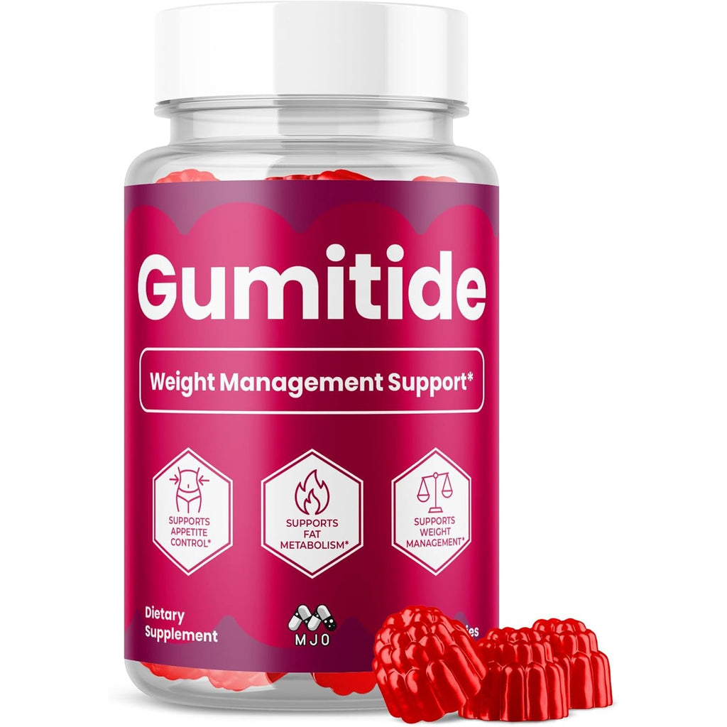 Gumitide Gummies, Official Gumitide Weight Management Gummys with Apple Cider Vinegar, Advanced Health and Wellness Formula ACV Gummys with Maximum Strength Active Lifestyle Multivitamins (60 Gummies)