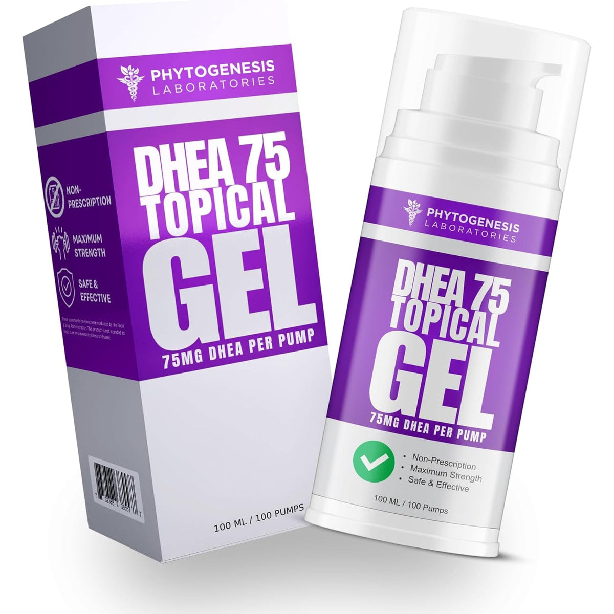 DHEA 75 – 75Mg DHEA per Pump – Promotes Healthy Aging, Healthy Mood, Immune Support, Balanced Levels and Overall Health – One Month Supply (1)