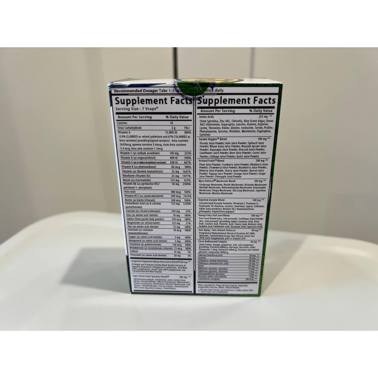 1 Box C24/7 NATURA-CEUTICAL (30 Vegetable Capsules) Food Supplement