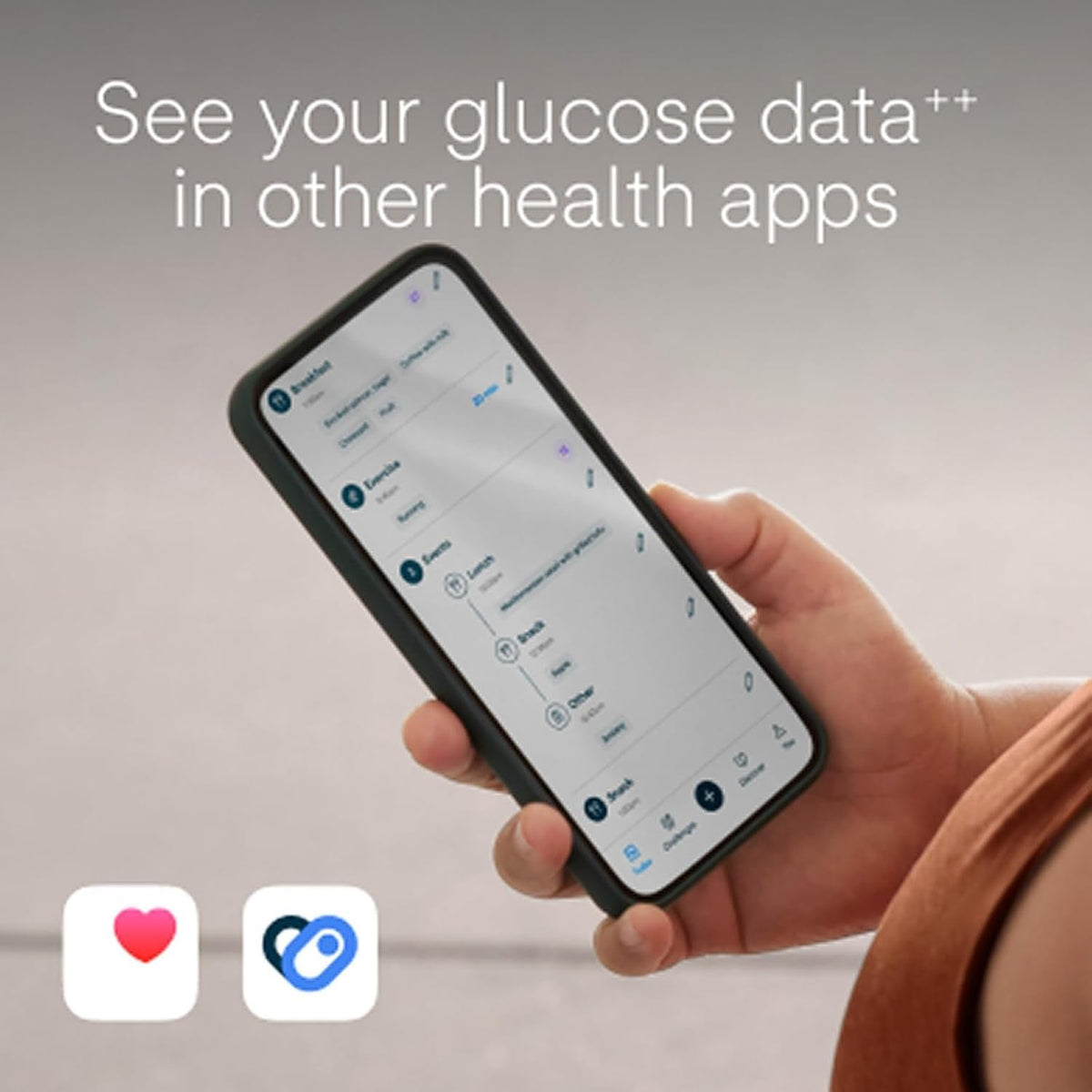 Lingo Continuous Glucose Monitor (CGM). Made by Abbott. Optimize Your Nutrition with Real-Time Glucose Data & Insights. 1 Lingo Biosensor Lasts up to 14 Days*. Works with Ios and Android. US Only.