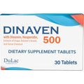 Dulac Dinaven 500, Micronized Diosmin Hesperidin Dietary Supplement 1000Mg per Serving, Horse Chestnut Extract, Butcher’S Broom & Red Grape Extract, Leg Circulation Support, 30 Tablets, Made in Italy