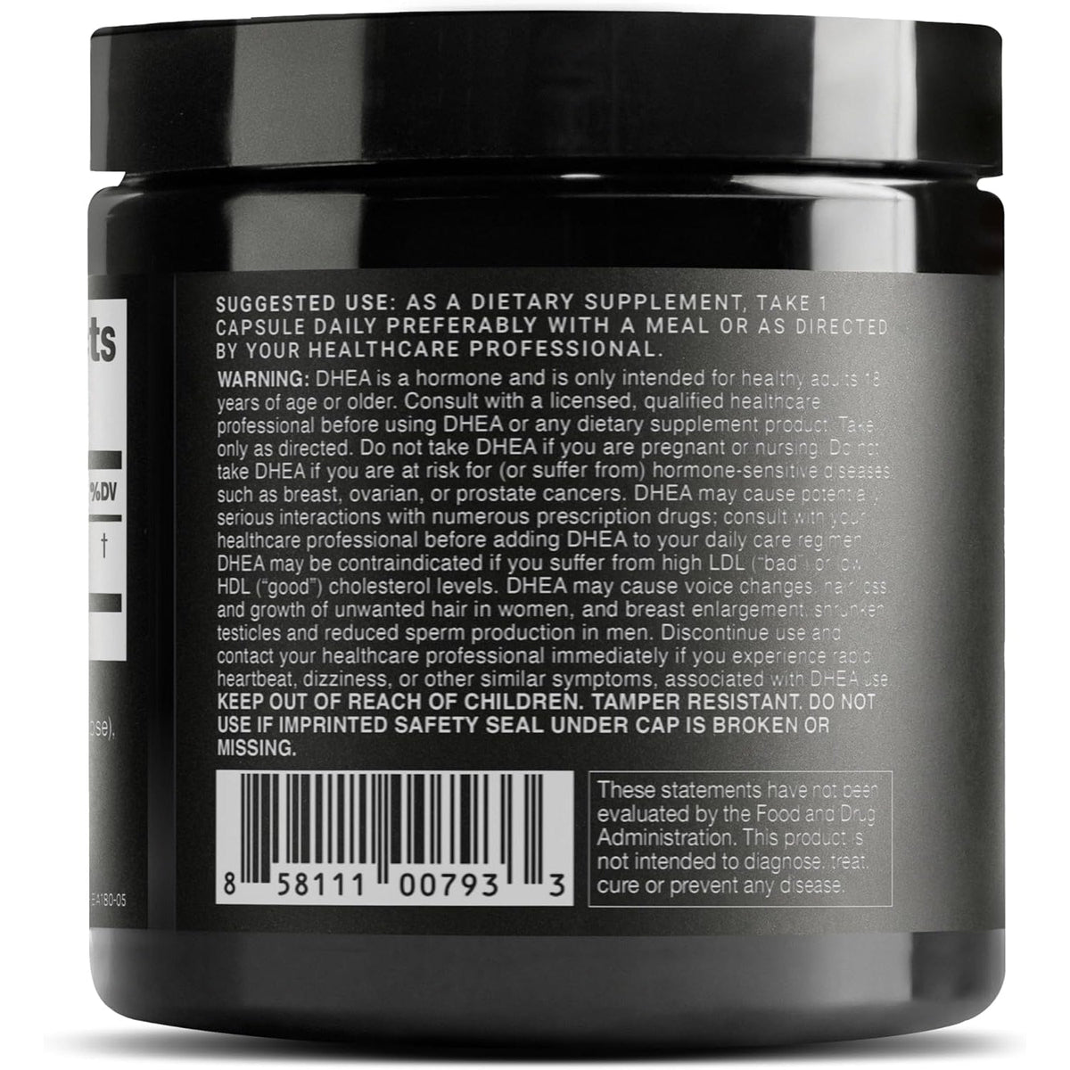 Toniiq Ultra High Strength DHEA 100Mg Supplement for Men - 99%+ Highly Purified and Bioavailable Micronized DHEA Supplement for Women and Men - DHEA 100 Mg - 180 Capsules