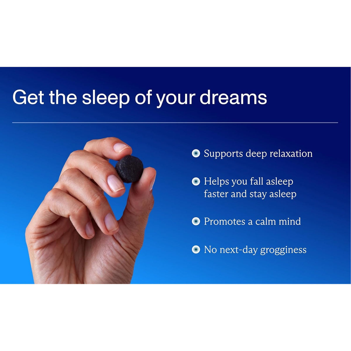 FOCL Sleep Gummies - Sleep Aid, Melatonin Gummies to Promote Calm Mind & Fall Asleep Faster - Gummy Supplement for Deep Sleeping - Sleeping Gummy for Adults - 30 Ct, Sour Blue Raspberry