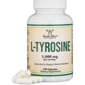 L-Tyrosine 1,000Mg per Serving, 120 Veggie Capsules (L Tyrosine Supplement for Memory, Attention, and Focus) Amino Acid, Vegan Safe, Non-Gmo by Double Wood
