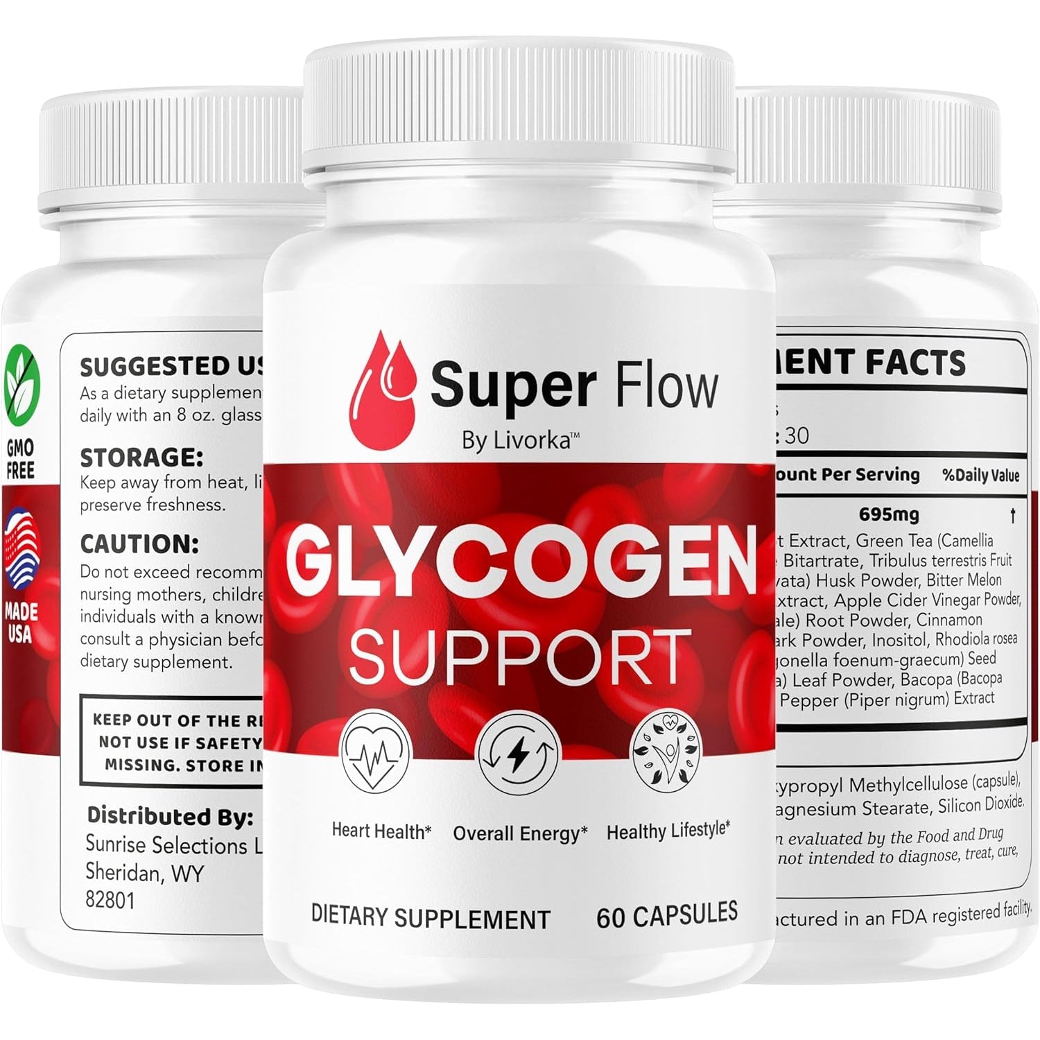 Super Flow Glycogen Capsules - Official Superflow Advanced Glycogen Support Pills - Maximum Strength, Natural Formula Vitamins for Overall Health & Wellness Reviews, 60 Capsules for 1 Month