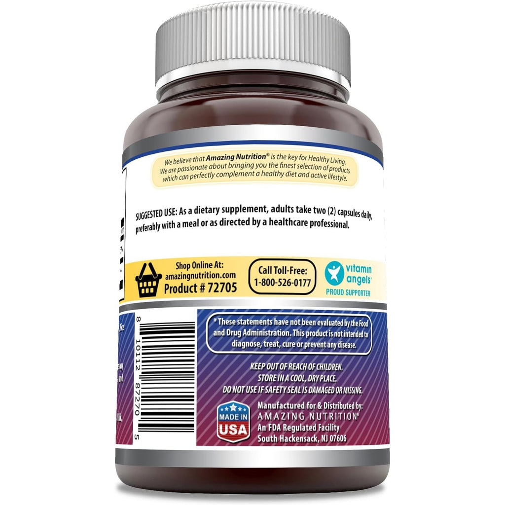 Amazing Formulas Chondroitin Sulfate 1200 Mg Supplement | Capsules | Non-Gmo | Gluten-Free | Made in USA (1 Pack | 120 Count)