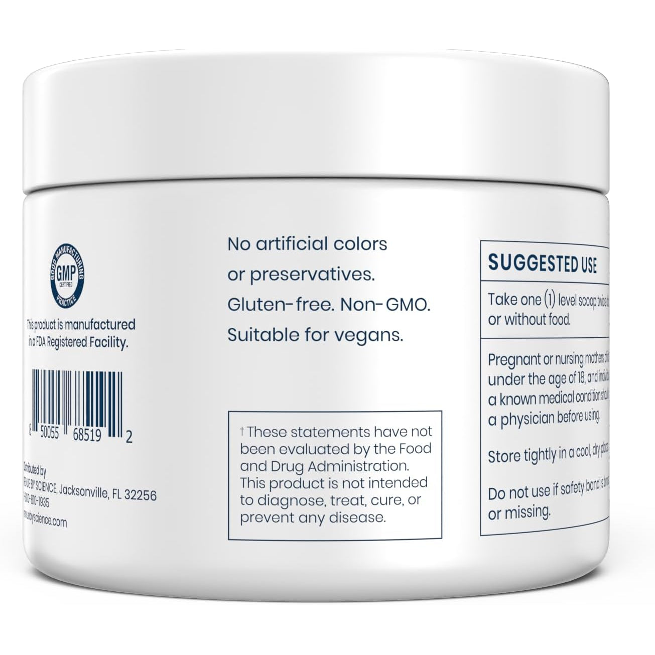 RENUE by Science NMN Powder | 100G Fast Dissolve Powder Supplement | 500Mg Nicotinamide Mononucleotide per Serving | Manufactured in the USA Third-Party Tested