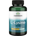 Swanson L-Lysine Amino Acid Supplement for Stress-Prone Adults Seeking Nervous System and Immune Support - 500 Mg Free Form (100 Capsules)