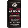 PMD Sports Arsenal X Inferno Superior Fast-Acting Liquid Gel Thermogenic Dietary Supplement - Fat Burner and Muscle Maintenance - Increase Metabolism and Energy Booster - 120 Liquid Gels
