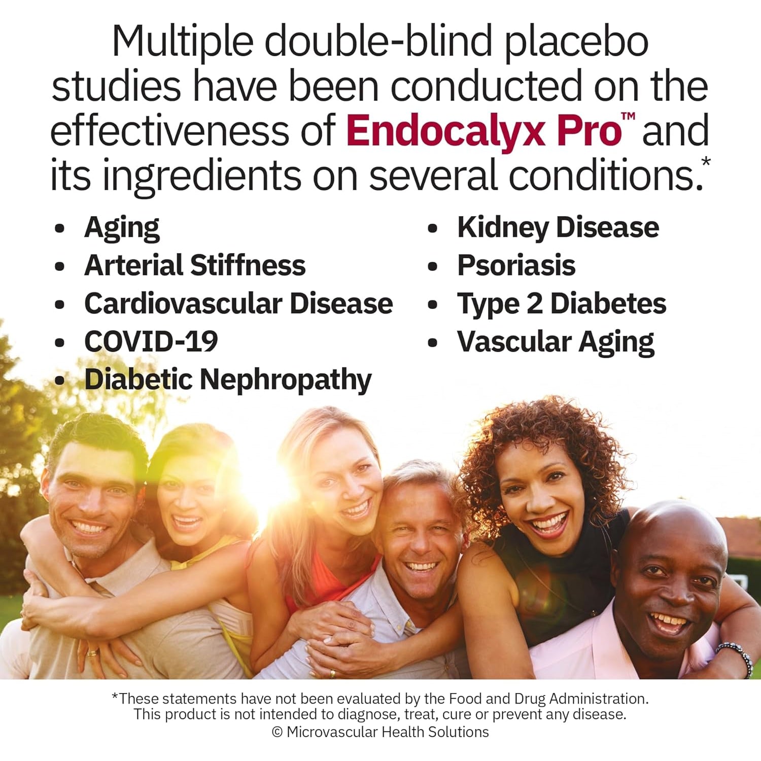Endocalyx Pro Supplement – Endothelial Glycocalyx Support 120 Capsules - Vascular & Microcirculation Health – Clinically-Studied – Patented – Supports Nitric Oxide Functions