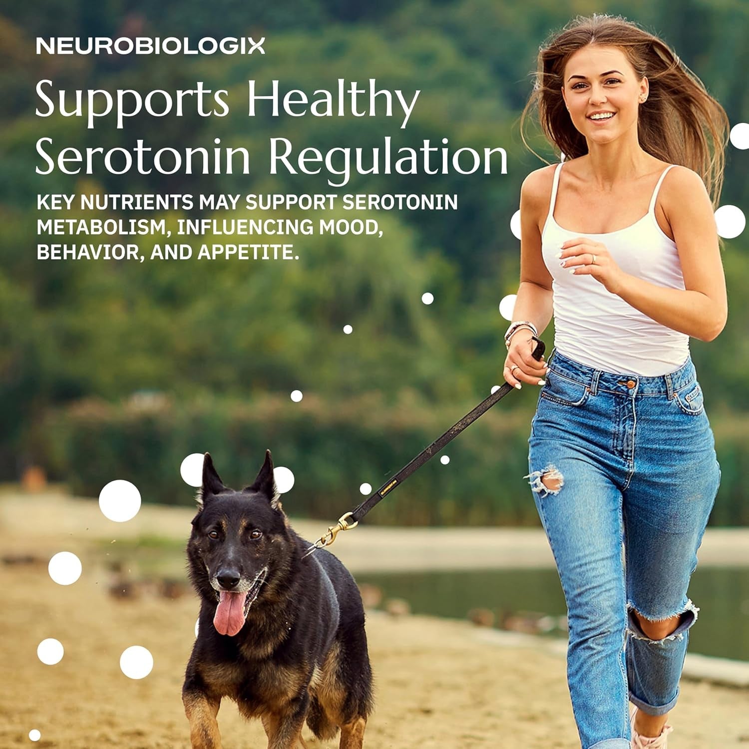 Neurobiologix Mood plus for Men and Women, Mood & Stress Support Supplement with GABA, 5-HTP, Ashwagandha, Magnesium & Chamomile for Emotional Balance, Relaxation & Serotonin Support, 60 Capsules