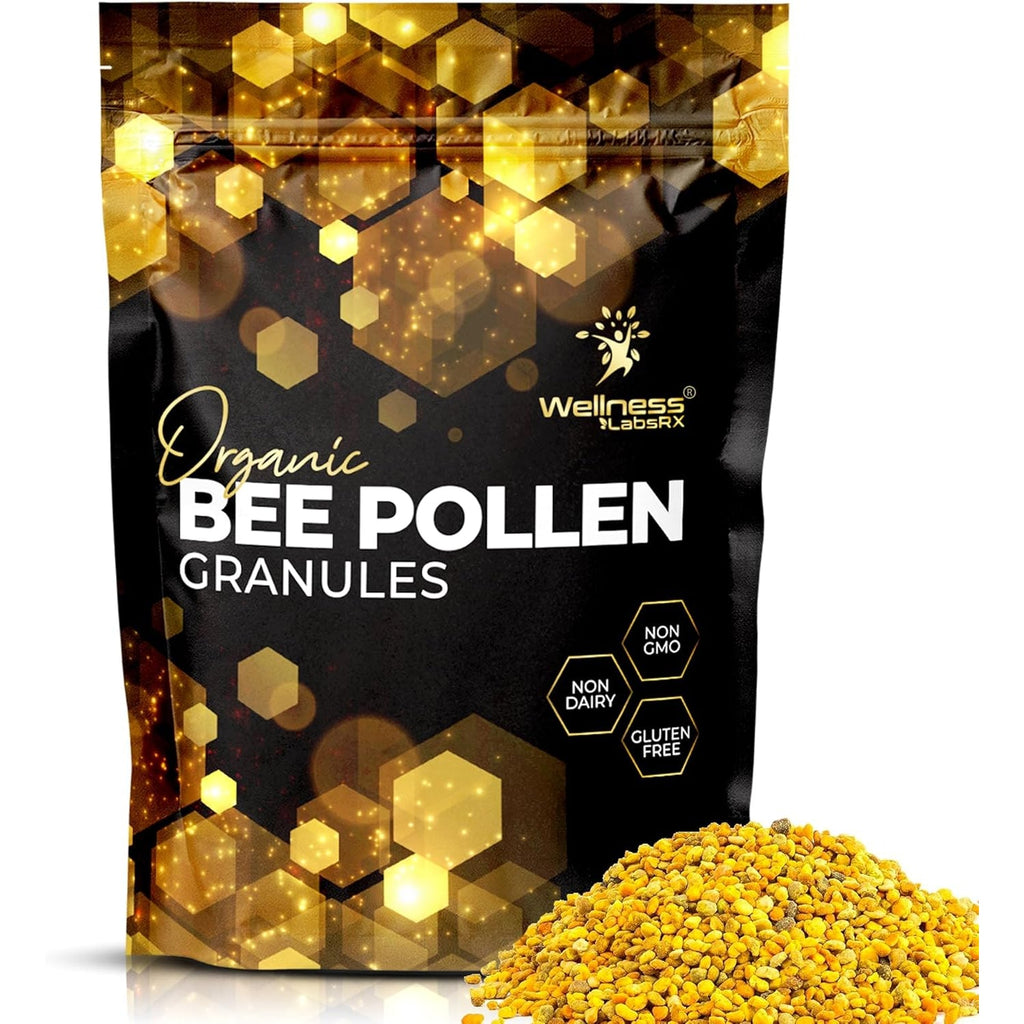 Bee Pollen Granules Third-Party Tested, 1 Lbs. - Bee Pollen for Women, Keto-Friendly Super Food Supplement Packed with Proteins, Vitamins & Minerals - Immune Support, Energy Boost, Digestive Wellness
