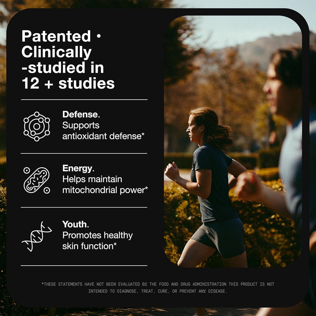 Ergothioneine with Clinically Studied Mitoprime® - High Potency 30Mg with 98% Purity - Fermentation-Based L Ergothioneine Supplement - Longevity and Immune Support - Third-Party Tested, 90 Capsules