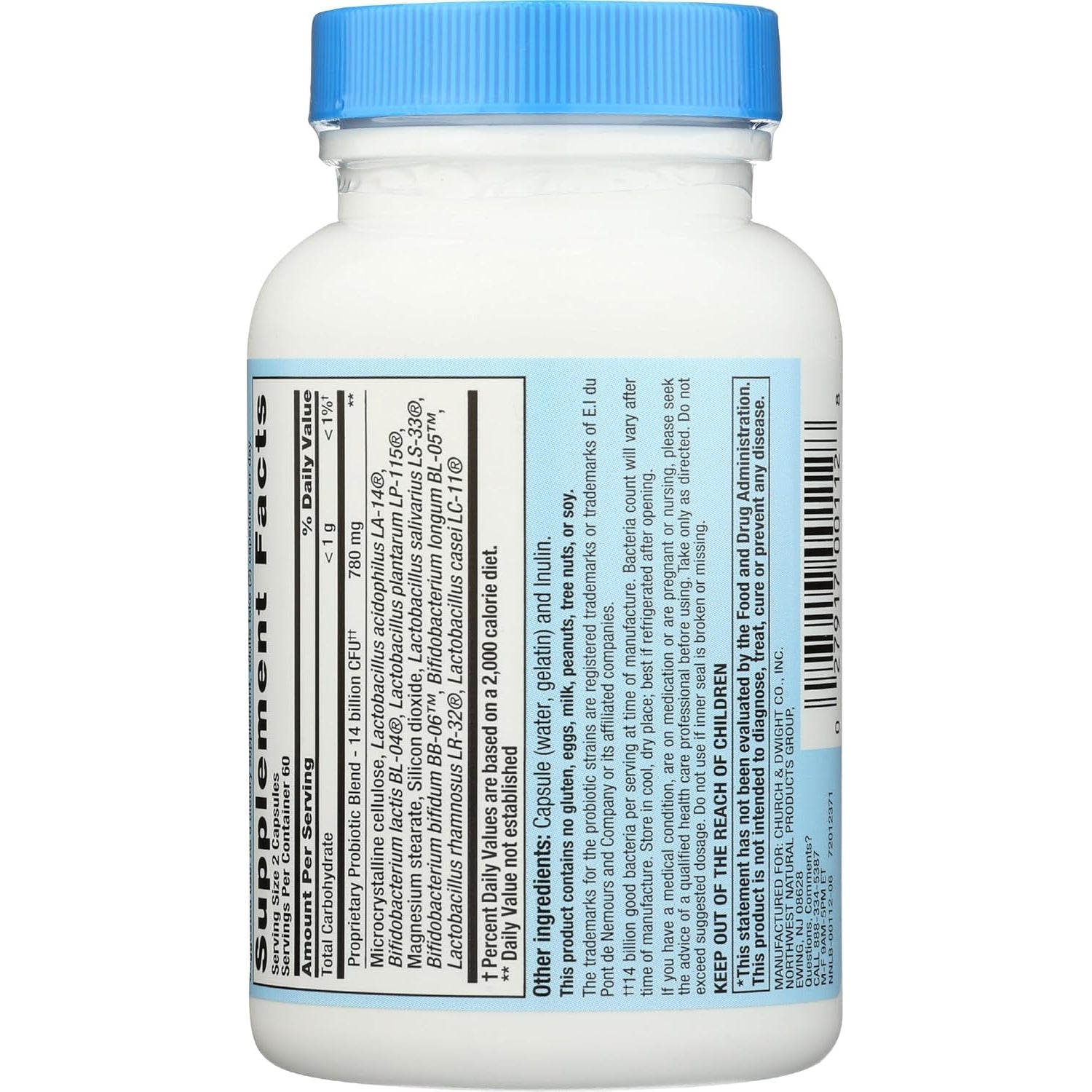 Pb 8, Probiotic 8 Strain, 120 Count