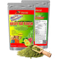 NELCIA'S NATURAL HERBS Belly Fat Burner for Men & Women | Probiotics & Appetite Suppressant for Weight Loss Supplement Powder| Metabolism Booster Raspberry Ketones, Green Tea|16 Oz 30 Servings
