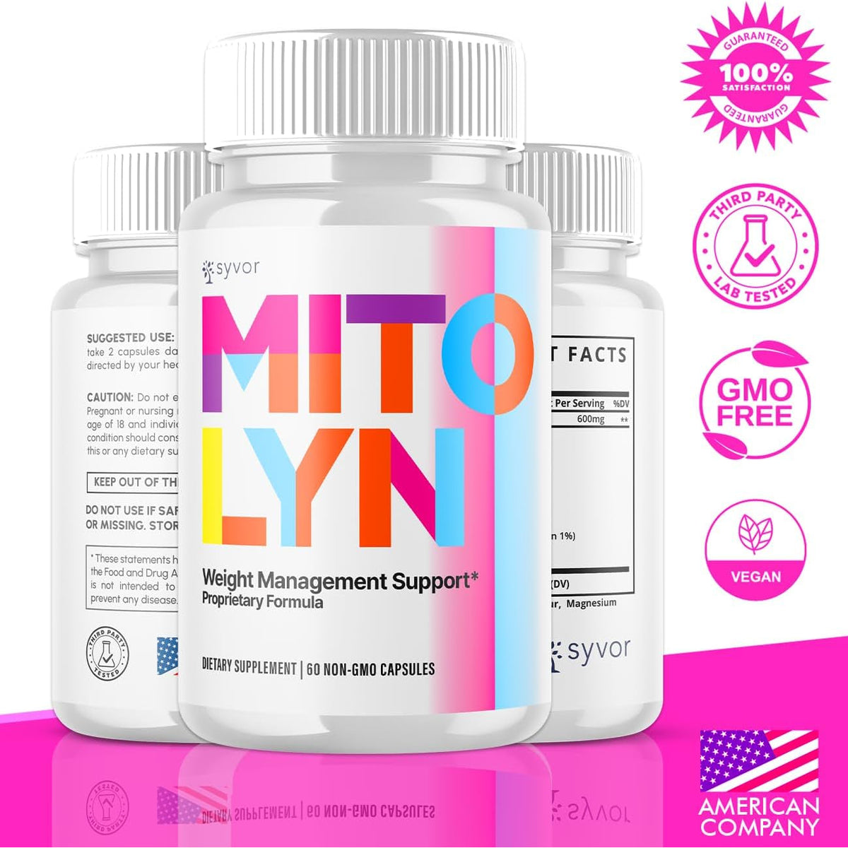 Mitolyn Pills, Official Mitolyn Purple Peel Capsules Advanced Formula Supplement, All Natural Mito Lyn Keto Support Maximum Strength Energy and Wellness Capsulas Mitolin Vitamin Pastilla (60 Capsules)