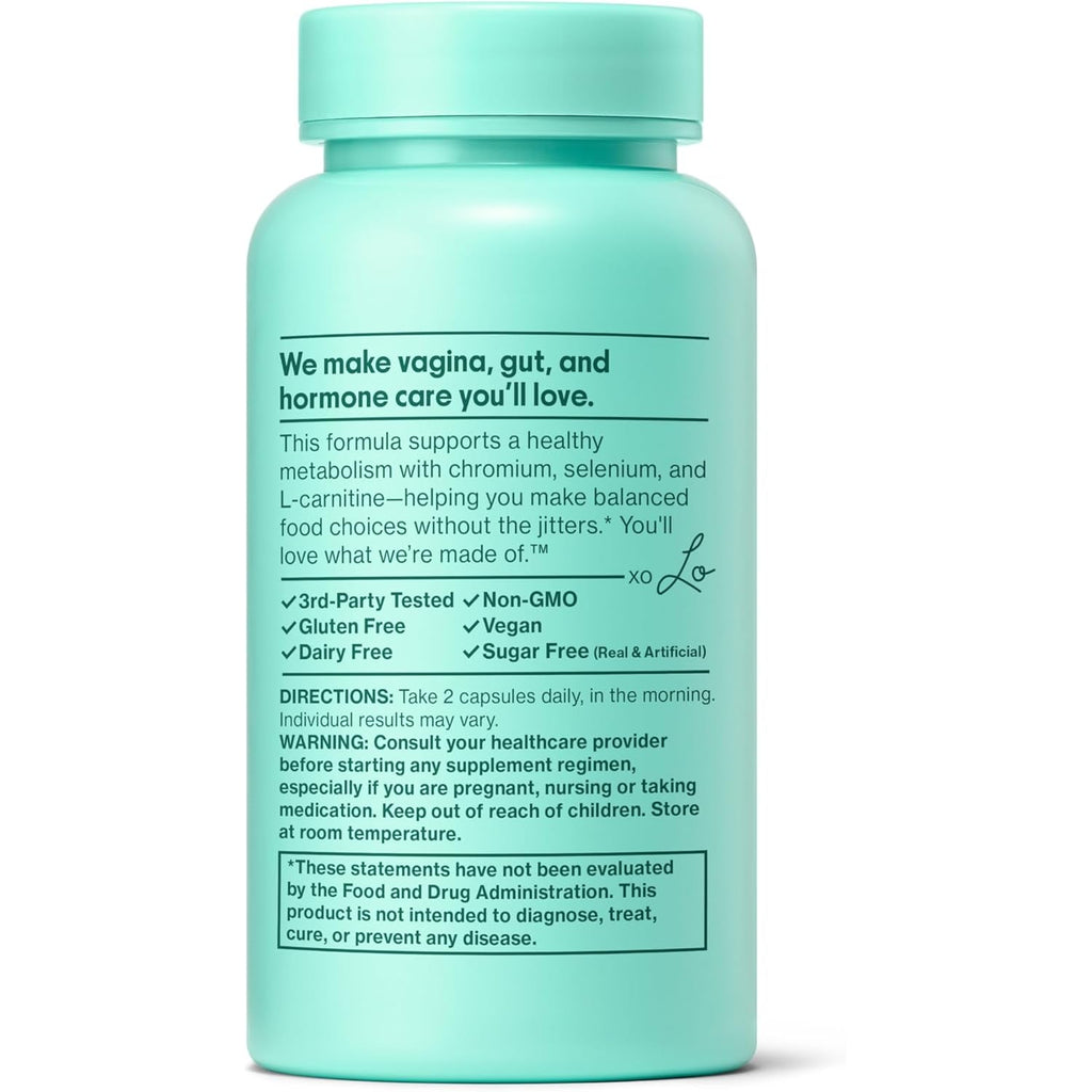 Love Wellness Hello Burn Balance | Metabolism Booster for Women | Supports Energy, Cravings Control & Thyroid Support with Selenium & Green Tea | Non-Gmo, Gluten-Free & Vegan | 60 CT