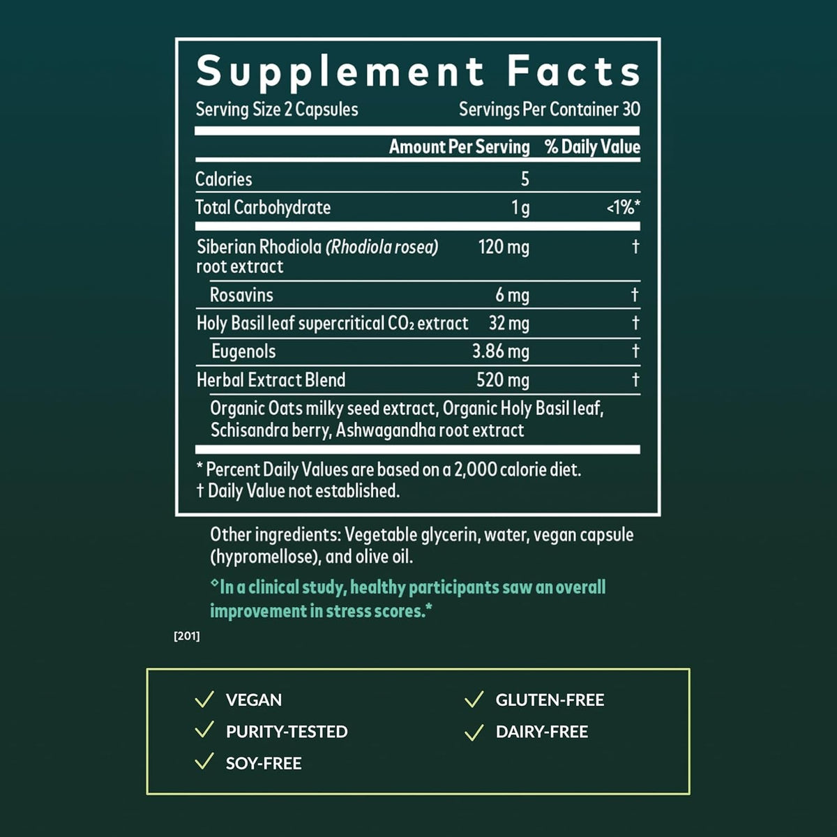 Gaia Herbs Adrenal Health Daily Support - Herbal Supplement with Ashwagandha, Holy Basil & Schisandra - Help Maintain Healthy Energy & Stress Levels* - 60 Vegan Liquid Phyto-Caps (30 Servings)