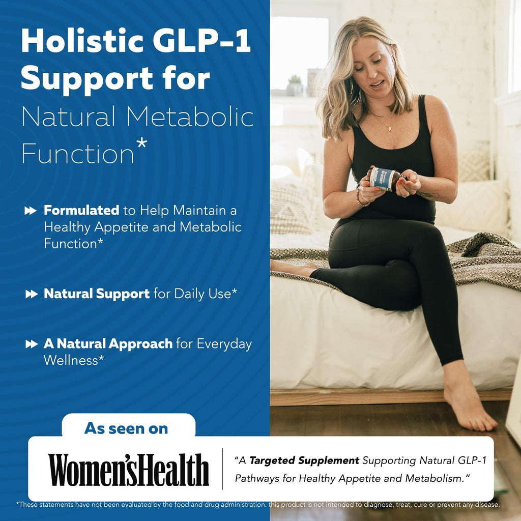 Glp-Activate | Hunger & Metabolism Support - Formulated to Help Support GLP-1 Pathways - Expert Formulated Supplement - 1 Capsule for Balanced Appetite & Metabolic Wellness Daily (90 Servings)