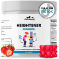 Heightener Gummies - Natural Height Growth Supplement for Kids, Teens and Adults to Increase Bone Strength and Grow Tall | Height Maximizer Pills with L-Arginine, Calcium & Zinc | 60 Gummy