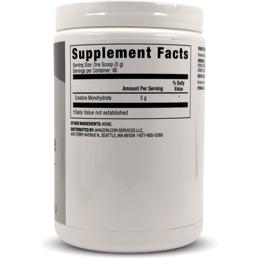 Amazon Basics Creatine Monohydrate Powder, 10.58 Oz, 60 Servings